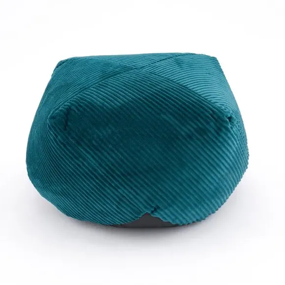 Round Pouffe - Teal, Cord