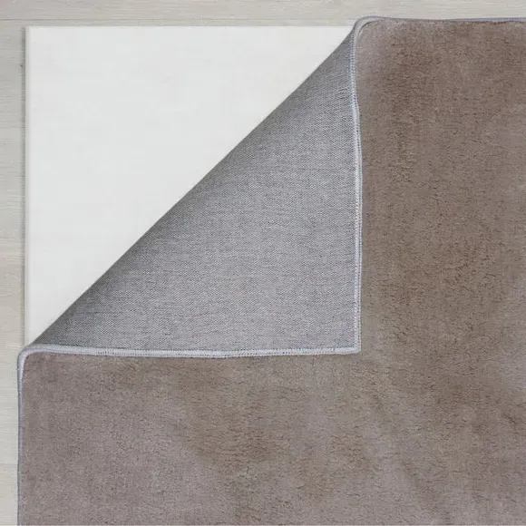 Round Rug - Brown, Polyester