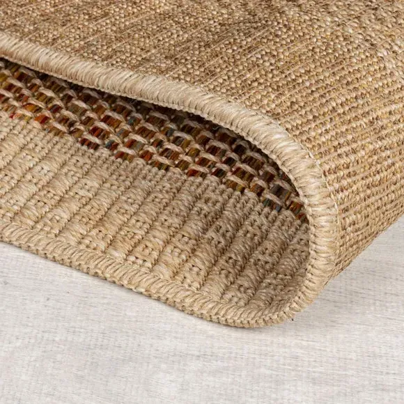 Round Rug Indoor Outdoor - Natural, Polypropylene
