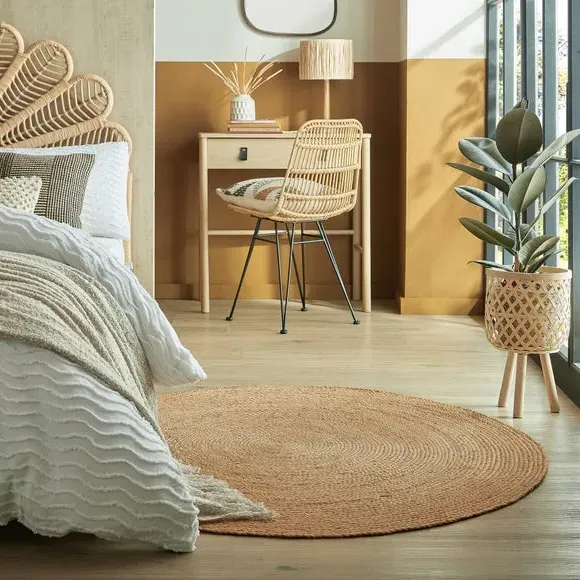Round Rug - Natural, Jute image