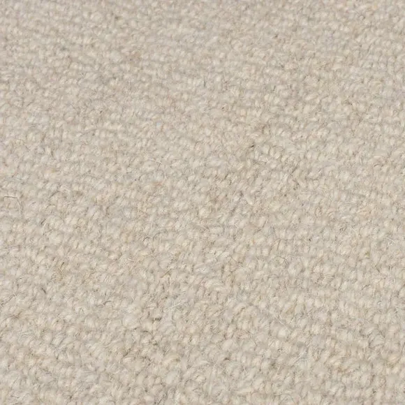 Round Rug with Scalloped Border - Sage, Wool