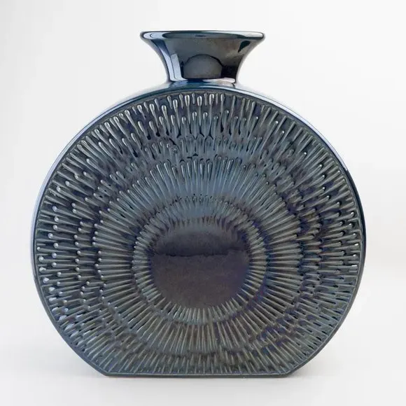 Round Vase - Blue