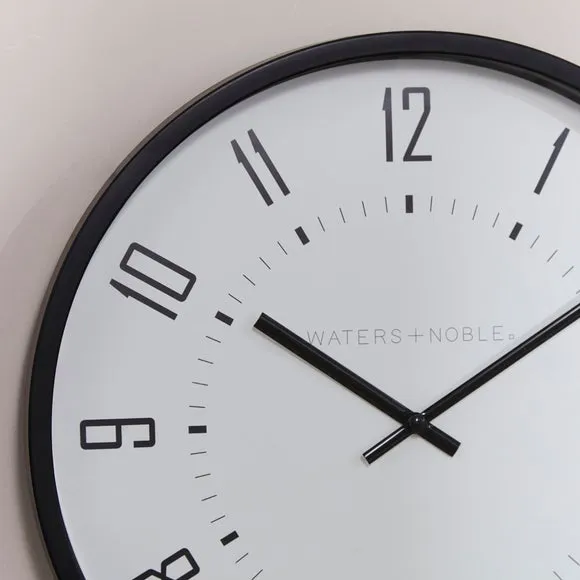 Round Wall Clock - Black