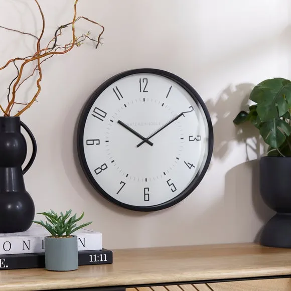 Round Wall Clock - Black image