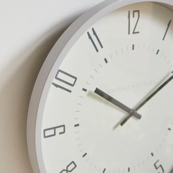 Round Wall Clock - Grey