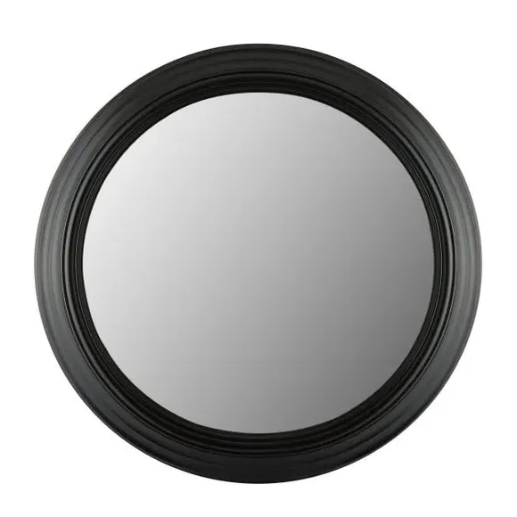Round Wall Mirror - Black