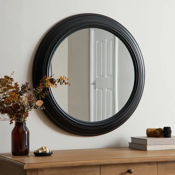 Round Wall Mirror - Black image