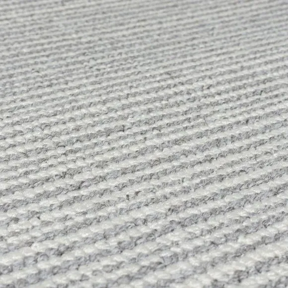 Round Washable Rug with Anti-Slip - Grey