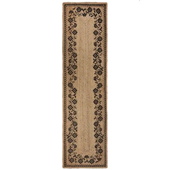 Runner Rug Hand-Braided - Natural, Jute