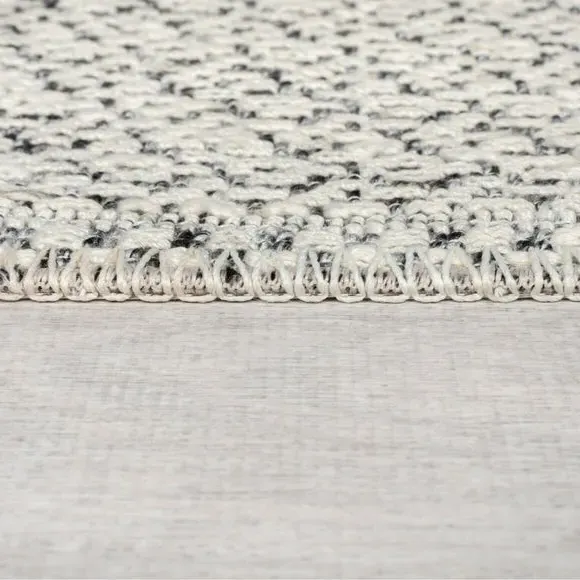Runner Rug Herringbone Pattern - Monochrome, Polyester
