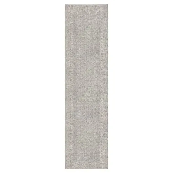 Runner Rug Herringbone Pattern - Monochrome, Polyester