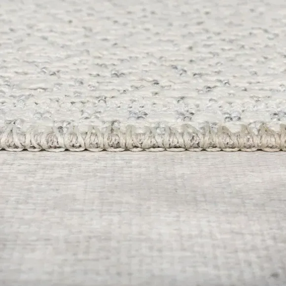 Runner Rug Herringbone Pattern - Natural, Polyester