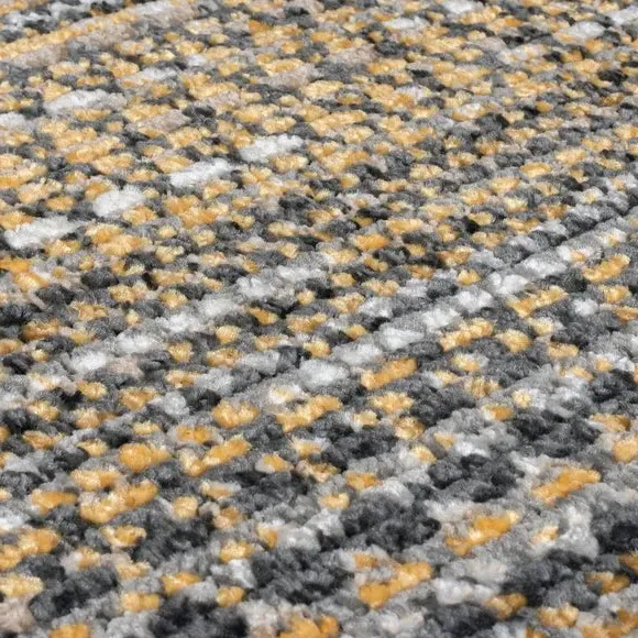 Runner Rug with Fringe - Ochre, Polypropylene