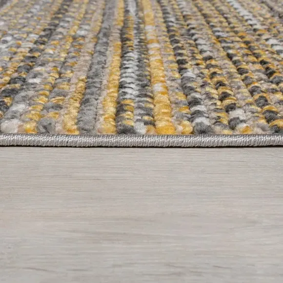 Runner Rug with Fringe - Ochre, Polypropylene