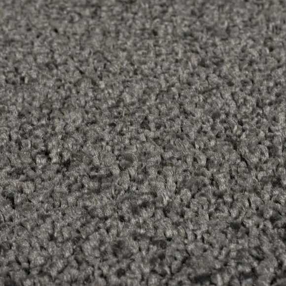 Runner Rug with Soft Pile - Grey, Polyester