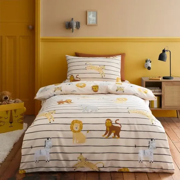 Safari Duvet Cover Set - Natural, Cotton Blend