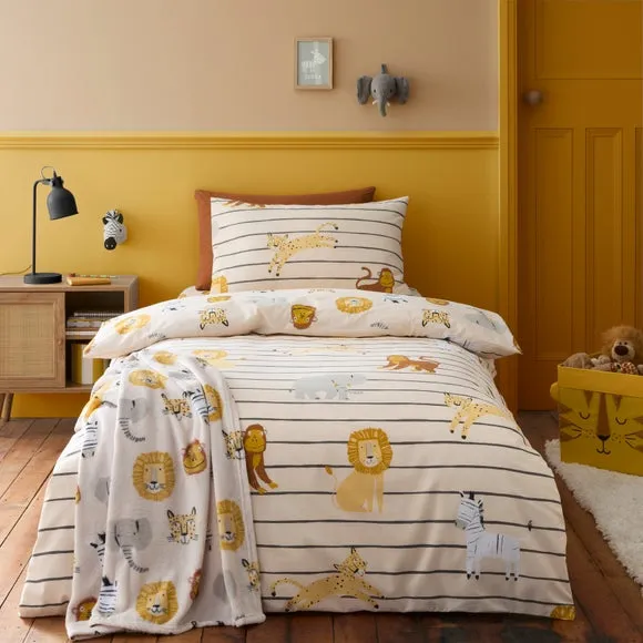 Safari Duvet Cover Set - Natural, Cotton Blend