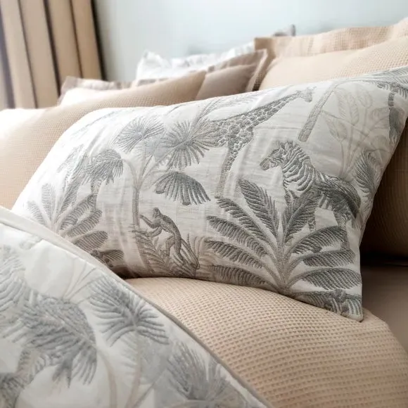 Safari Print Duvet Cover Set - Natural, Polyester