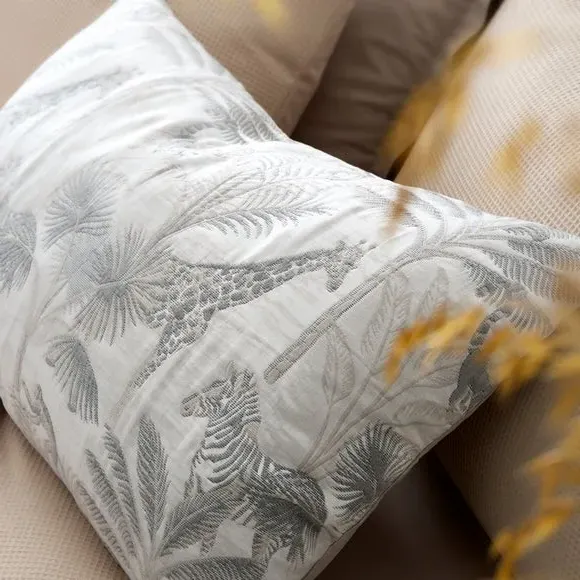 Safari Print Duvet Cover Set - Natural, Polyester