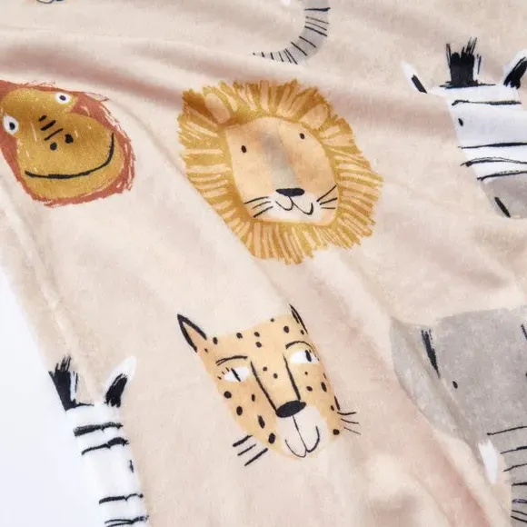 Safari Throw Blanket - Natural