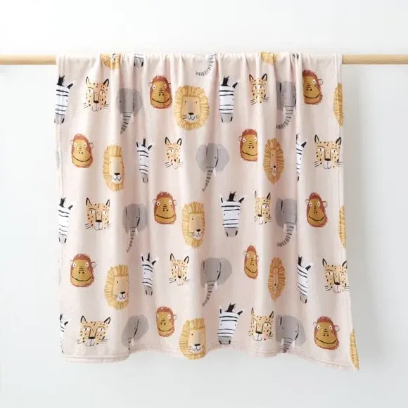 Safari Throw Blanket - Natural