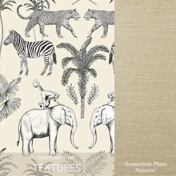 Safari Walk Wallpaper - Natural