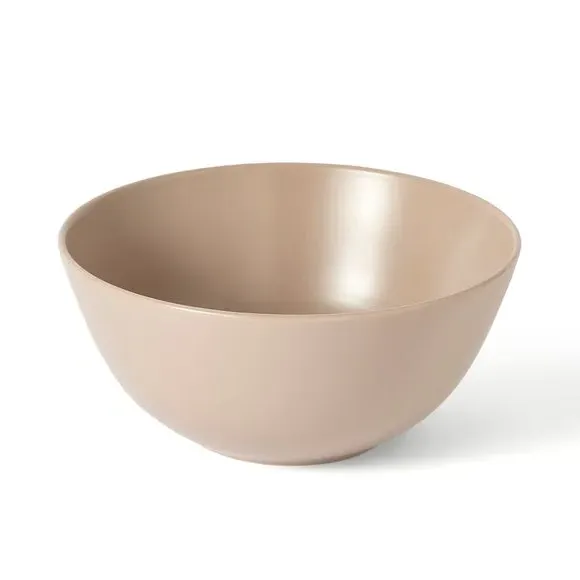 Salad Bowl with Matte Glaze - Mushroom, Stoneware