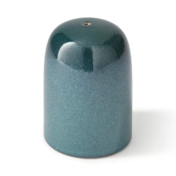 Salt Shaker with Reactive Glaze - Blue, Stoneware