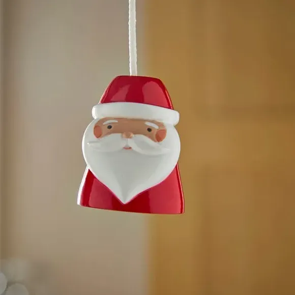 Santa Light Pull - Red/White, Resin