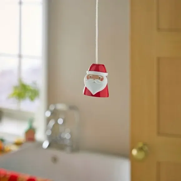 Santa Light Pull - Red/White, Resin image