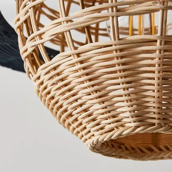 Saturn Pendant Shade Easy Fit - Natural, Rattan
