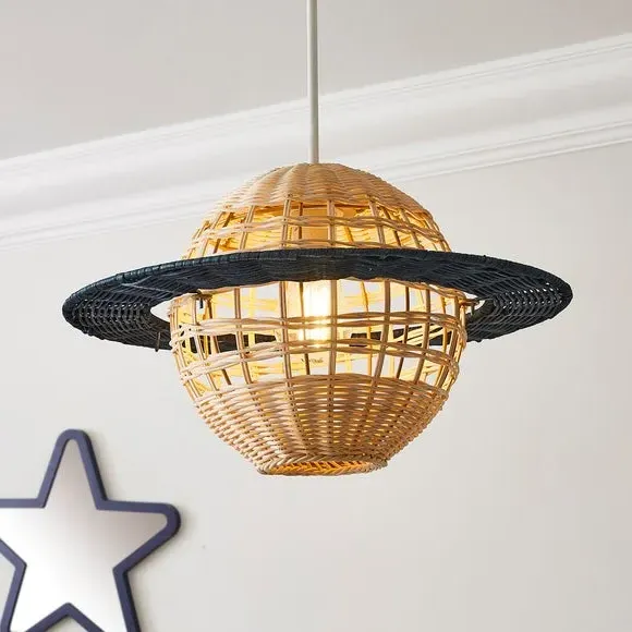 Saturn Pendant Shade Easy Fit - Natural, Rattan image