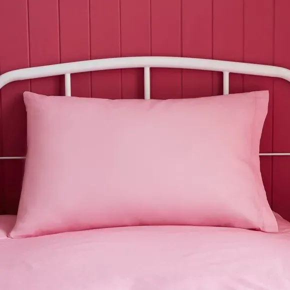 Scallop Duvet Cover & Pillowcase Set - Pink