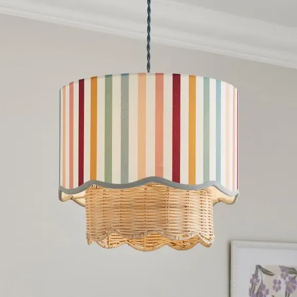 Scallop Pendant Shade Easy Fit - Multicolor image