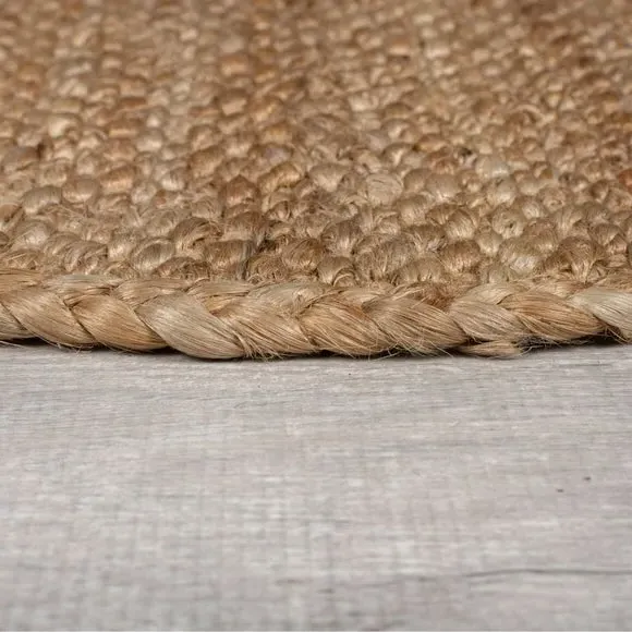 Scallop Textured Rug - Natural, Jute