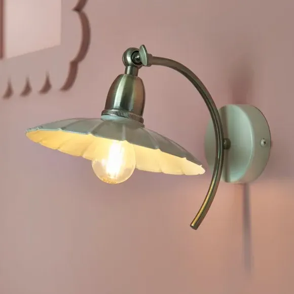 Scallop Wall Light - Mushroom image