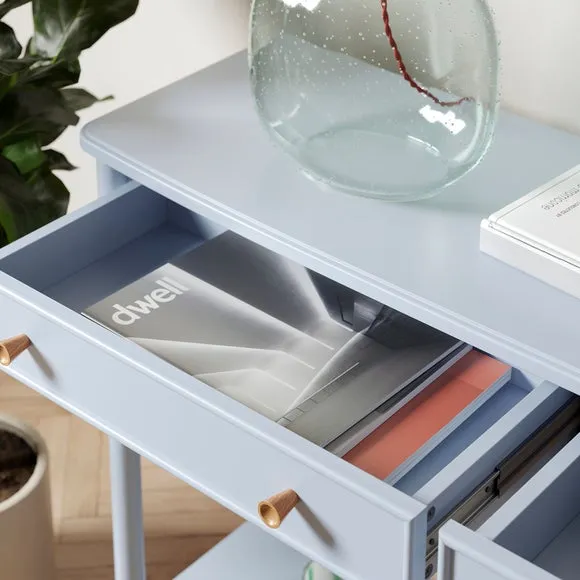 Scalloped Console Table with Drawers - Air, Wood