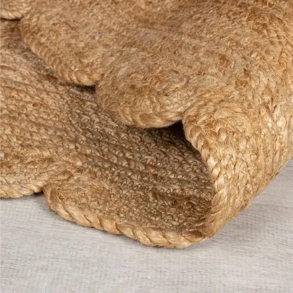 Scalloped Doormat - Natural, Jute