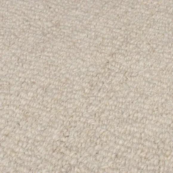 Scalloped Wool Rug - Blush, Hand-Carved