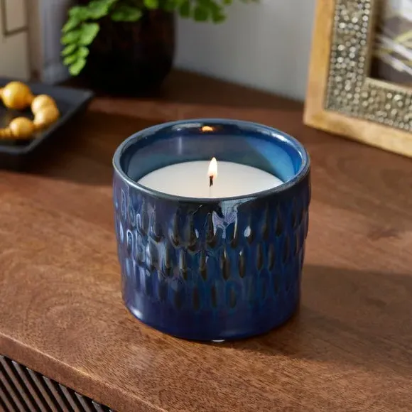 Scented Candle Black Pepper & Sage - Blue image