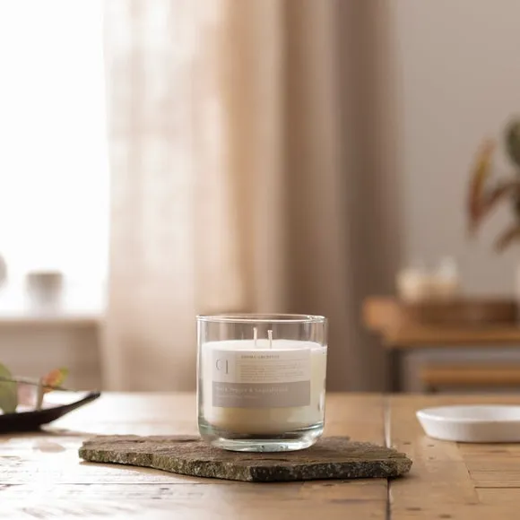 Scented Candle - Black Pepper Sandalwood