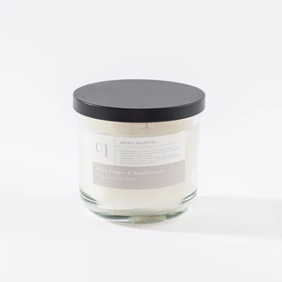 Scented Candle - Black Pepper Sandalwood