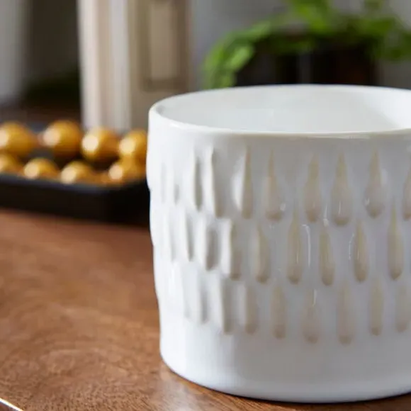 Scented Candle Fig & Cedarwood - White