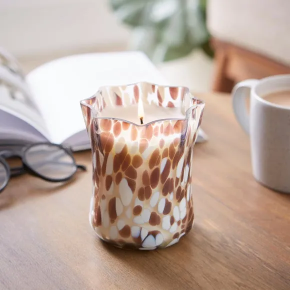 Scented Candle with Confetti Glass - Purple image