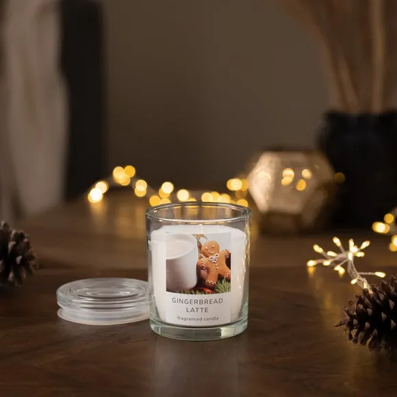 Scented Glass Candle - Clear, Glass