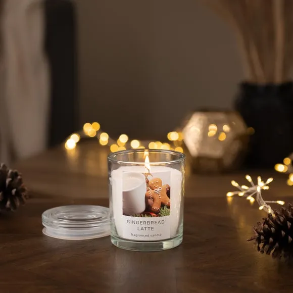 Scented Glass Candle - Clear, Glass image