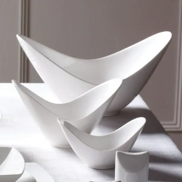 Scoop Bowl - White, Fine China