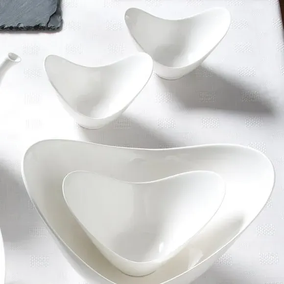 Scoop Bowl - White, Fine China