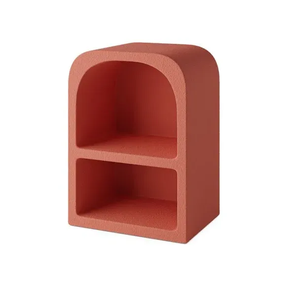 Sculpted Bedside Table - Ginger