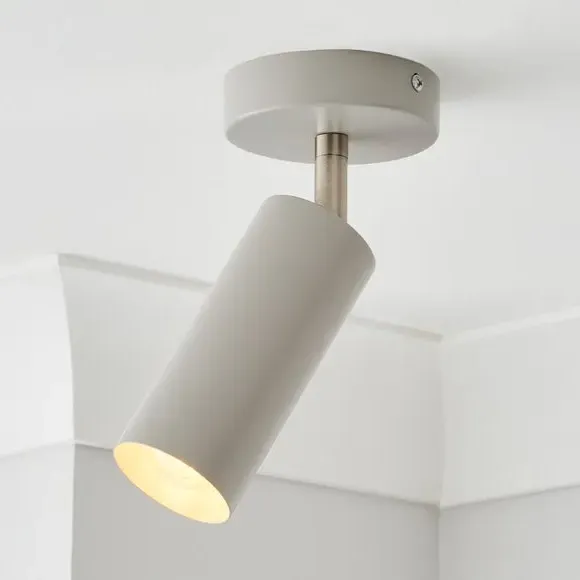 Semi Flush Ceiling Wall Spotlight - Grey